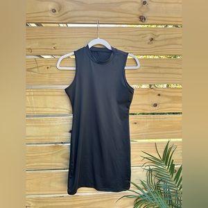 petite black shein dress